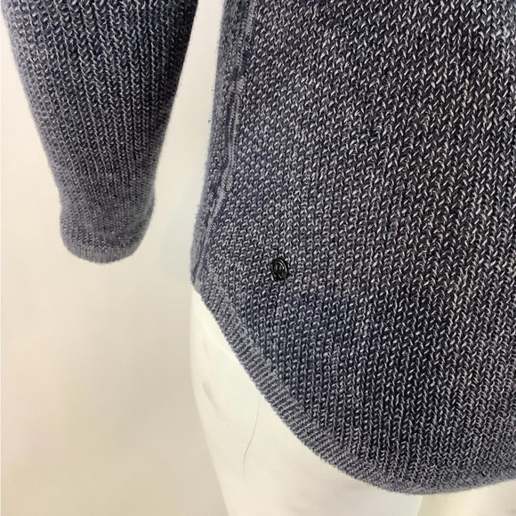Lululemon Sz 6 Cabi Yoga Pullover Sweater In Inkwell Gray Viscose Lyocell - Picture 6 of 7